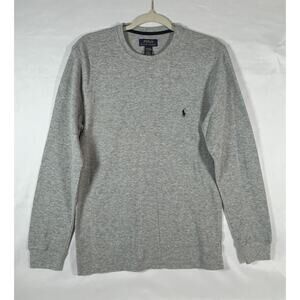 Polo Ralph Lauren Sleepwear Gray Shirt Medium Preppy Classic Style Old Money